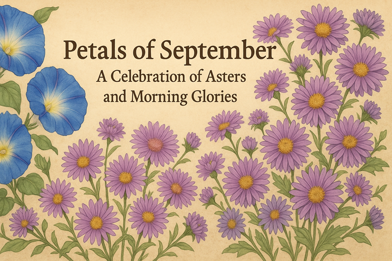 Petals of September A Celebration of Asters and Morning Glories